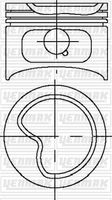Piston + Segman A1030302119 - Mercedes-Benz W124/W126 M103 300 (1985-1992)