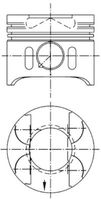  Piston + Segman A6110301117 - Vito CDI - OM611DE 22LA (1998-) - FEDERAL 