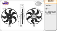 Fan Motoru 7H0959455A - VW T5 1.9 TDI-2.5 TDI (2004-)