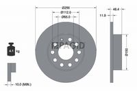 Fren Diski Arka 1K0615601L - Caddy, Golf 5-6, Jetta, A3, Leon (2004-2013)