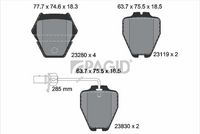 Fren Balatası Ön 4B0698151S - Passat, A4, A6 (1997-2004) - FEBI 