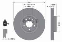 Fren Diski 4F0615301E - Audi A6 A8 (2005-2011) - BOSCH 