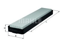 Hava Filtresi 94411001600 - Porsche 944 3.0 (1988-1991) - Mahle 