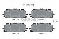 Ön Fren Balatası 4M0698151H - Audi A4 A5 Q7 (2015-)