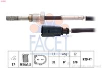 Egzoz Sıcaklık Sensörü 070906088R - Volkswagen T5 (2004-2010) - PIERBURG 