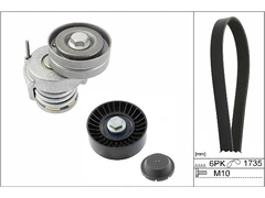 V Kayışı 6Q0260849A - VW Golf 5, Jetta, Audi A3, Seat Leon - 1.4 TSI, 1.6 FSI (2004-2010) - Gates 