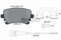 Fren Balatası 7H0698451 - VW T5 T6 (2004-)