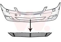 Tampon Izgarası 2218852322 - Mercedes-Benz W221 (2010-2013) - BTAP BMW